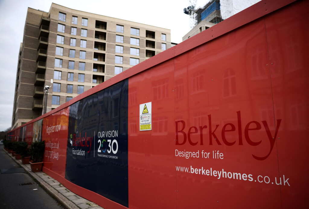UK’s Berkeley forecasts 20% drop in house sales as interest rates rises weigh