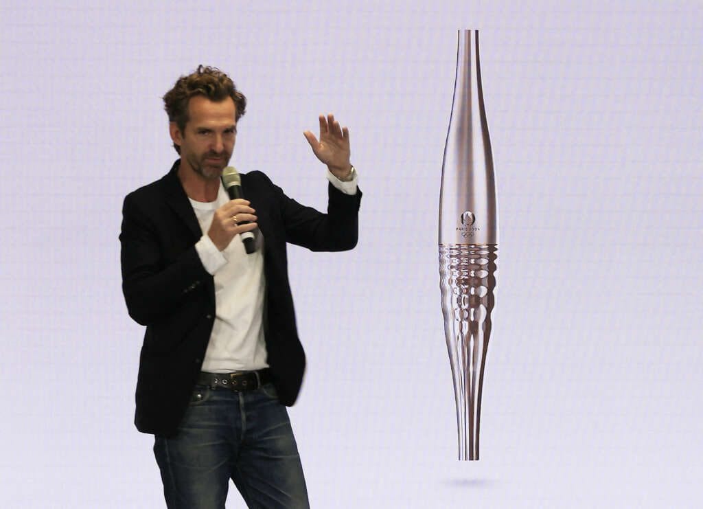 Peace-themed torch unveiled for Paris 2024 Olympics