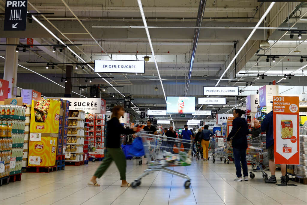 Carrefour sticks price warnings on food to shame suppliers