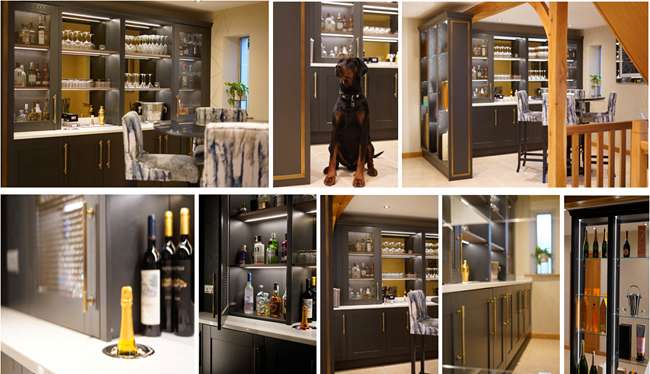 ‘Raise a glass to home entertaining’ with a custom bar by Daval