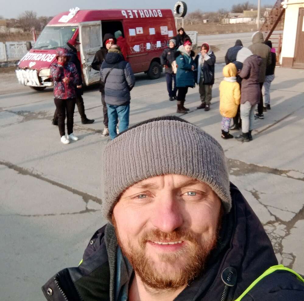 The man who evacuated 200 people from Mariupol in a battered red van
