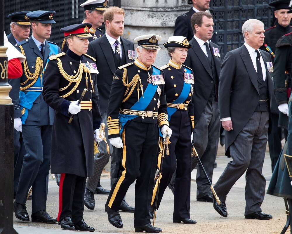 Royals’ grief for queen shows through ceremonial pageantry