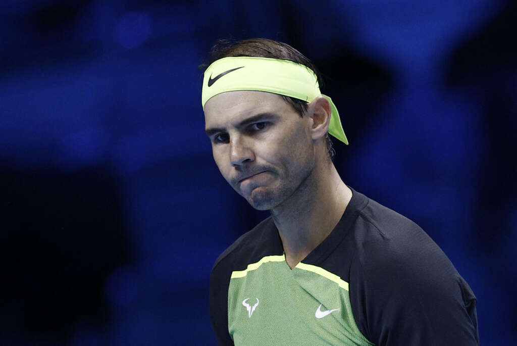 Tennis-Nadal eliminated from ATP Finals, Alcaraz to finish year at No. 1