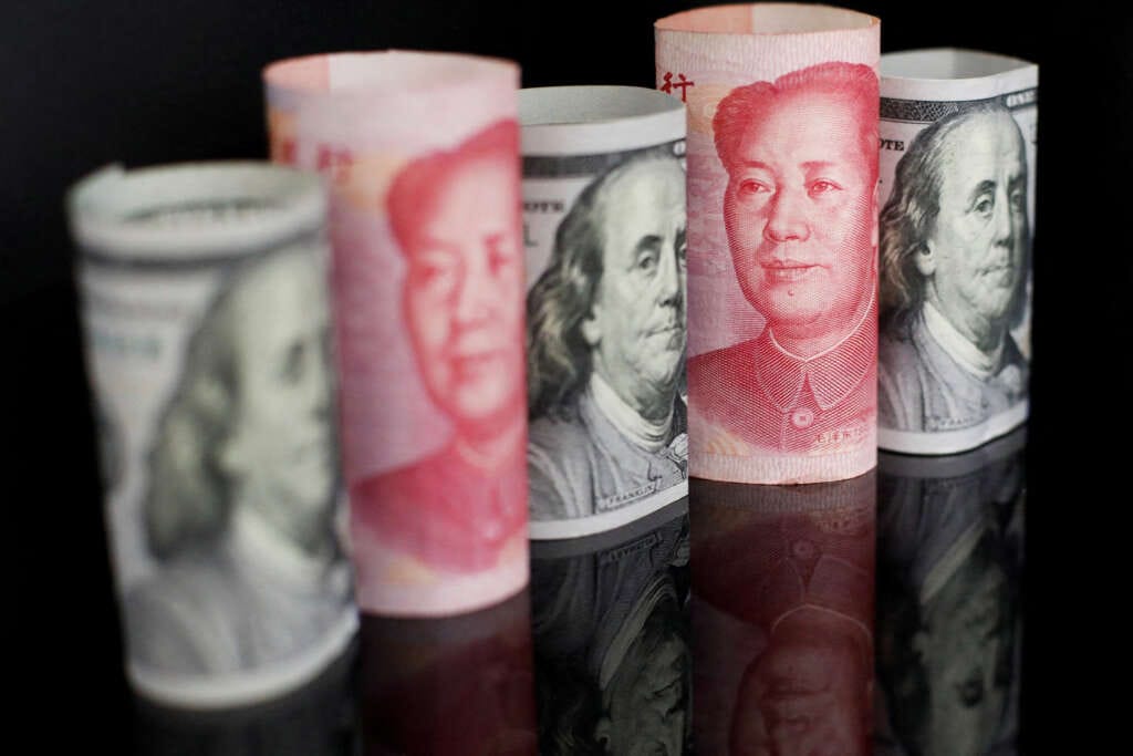 Dollar slips, while yuan slumps on COVID unrest in China