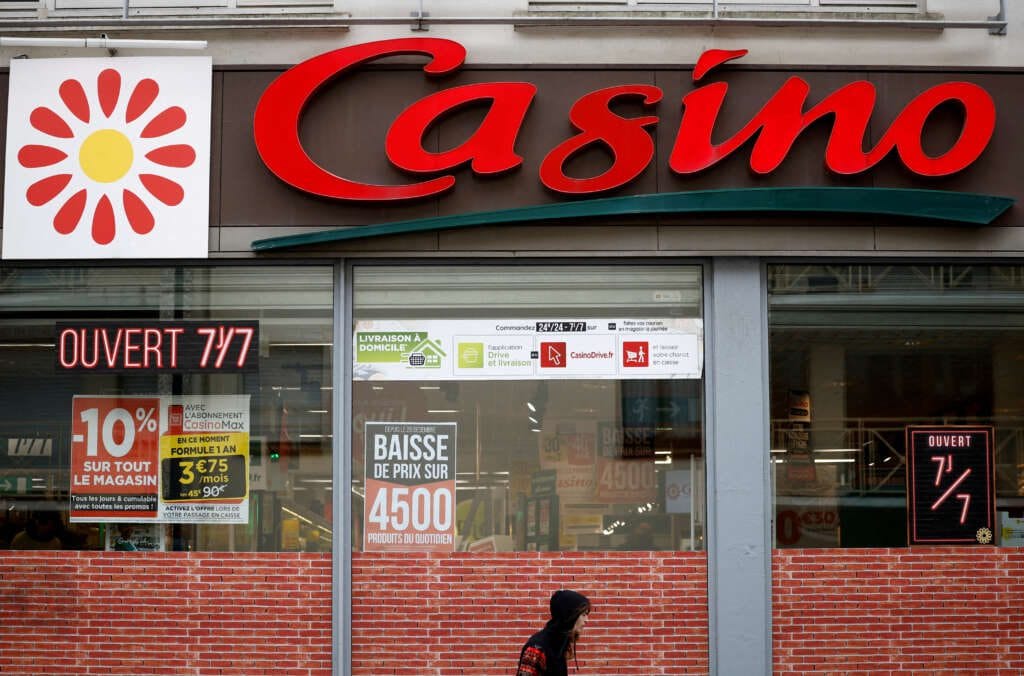 French retailer Casino’s shares slump 6% after S&P downgrade