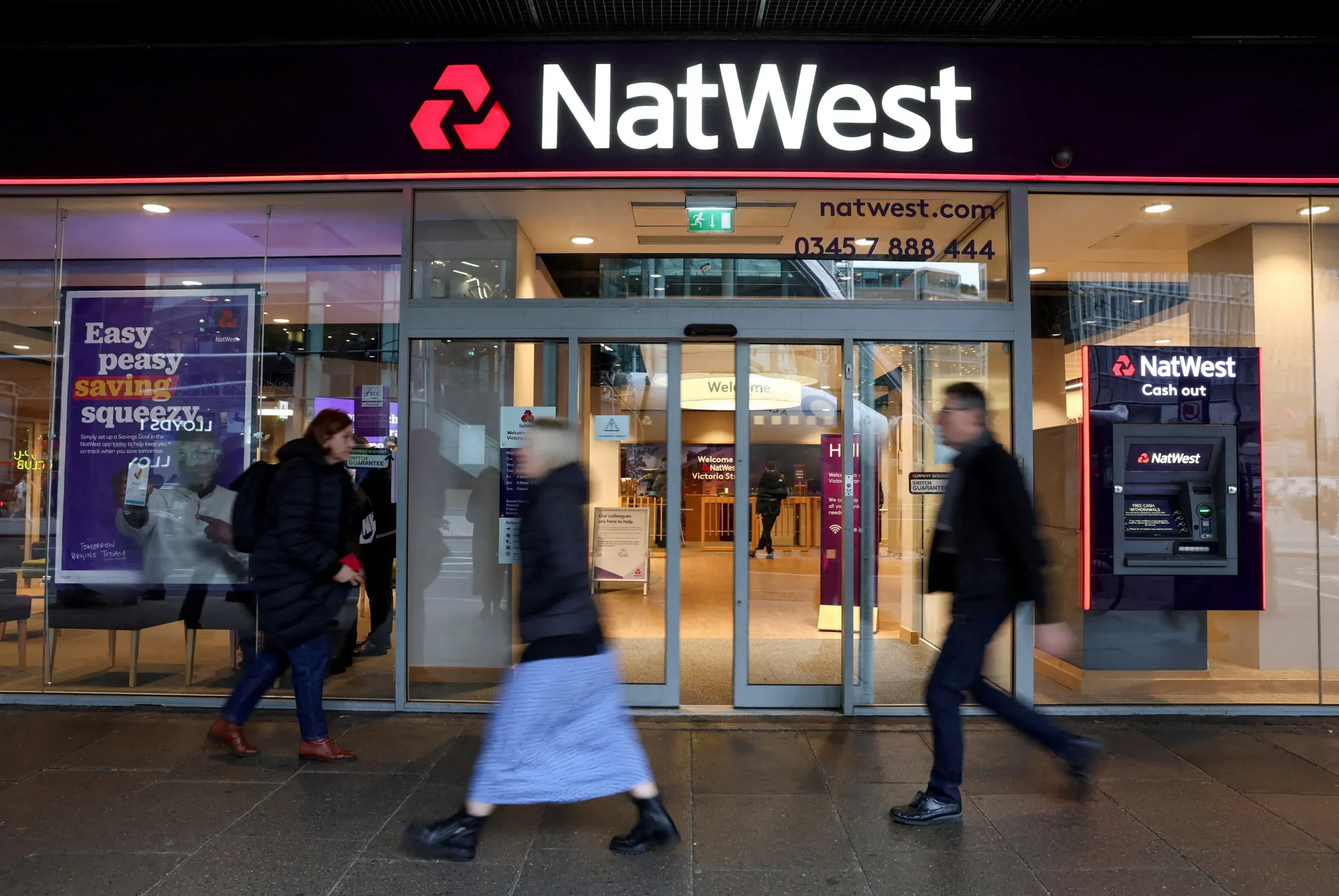 NatWest first-quarter profit slumps 27% as savings, mortgage competition bite