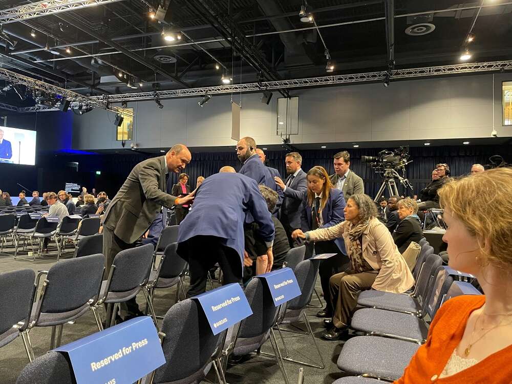 Climate activists take aim at Barclays, StanChart shareholder meetings