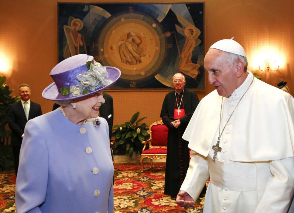 Pope Francis says he’s deeply saddened over death of Queen Elizabeth