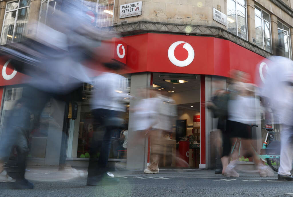 Vodafone takes ‘first steps’ in turnaround with top-line improvement