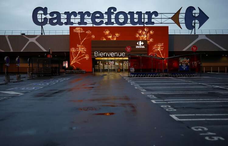Exit from Taiwan lifts shares of French company Carrefour