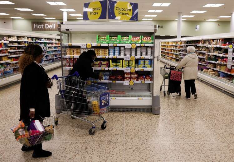 UK shop price inflation hits record 8% in January: BRC