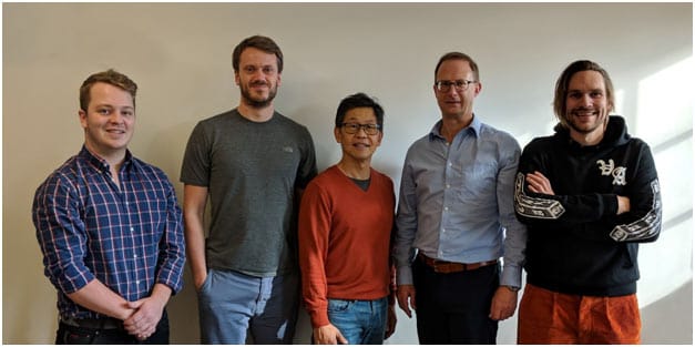 BlackCurve Product Team and Chee Wong (middle)