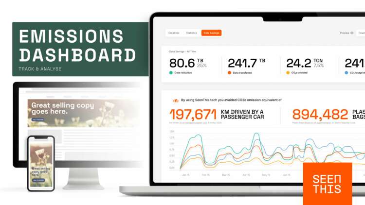 SeenThis launches Emissions Dashboard to enable advertisers to analyse data reduction and emission savings on campaigns