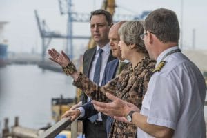 Theresa May Teeside visit