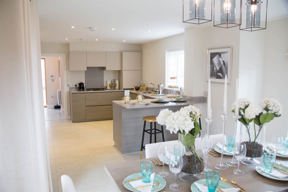 The Hutson is one of the three-bedroom homes featured in Ekco Park