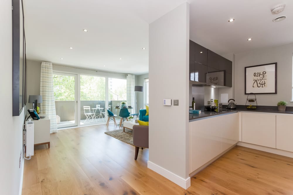 Living and kitchen - Harvard Gardens - L&Q