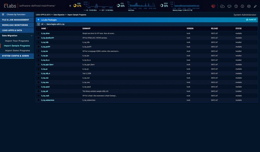 lzsdm import sample program