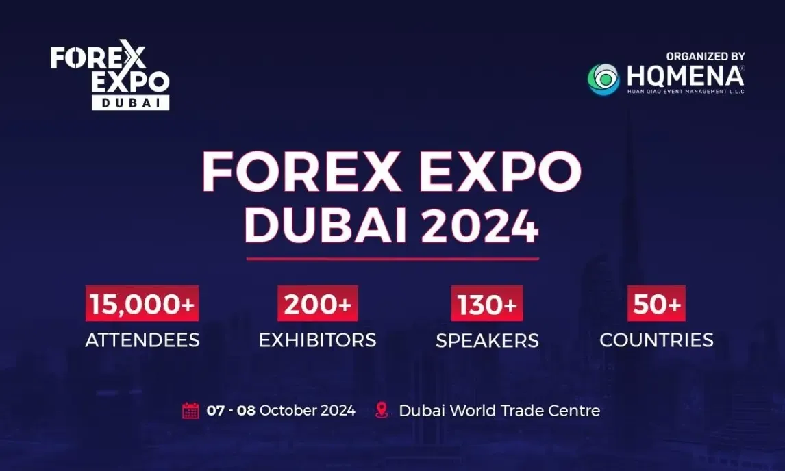 Forex Expo Dubai Set to Be World’s Largest Online Trading Event with Over 15,000 Attendees