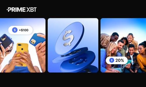 PrimeXBT Introduces a New Way to Invite Friends with $100 Gifts