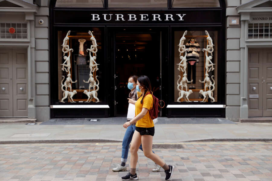 Burberry shares drop as weak US demand overshadows China rebound