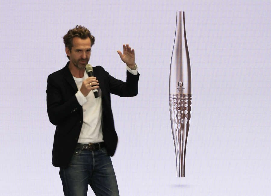 Peace-themed torch unveiled for Paris 2024 Olympics