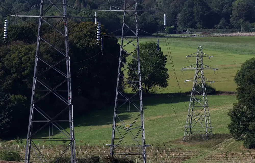 Battle over power pylons highlights Britain’s net zero challenge