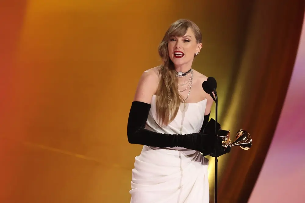 Taylor Swift makes Grammys history as women rule music’s top honors