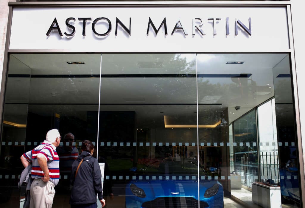 Aston Martin’s first SUV helps push up sales by more than 200%