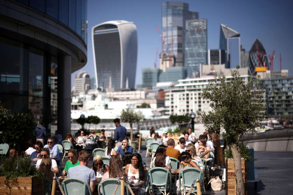 UK economy picks up in August, underpinning BoE rate hike bets