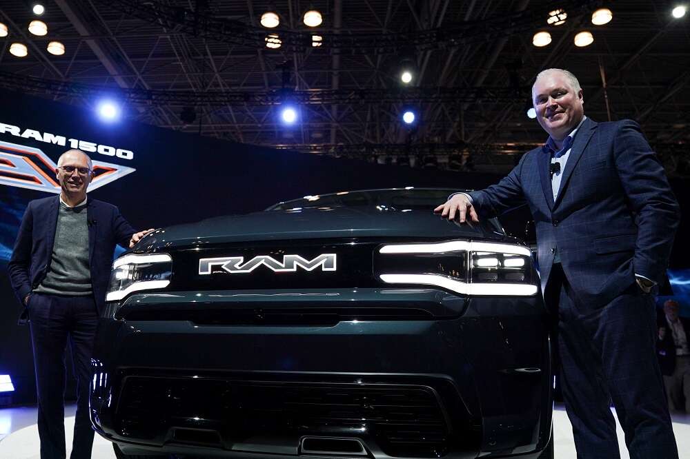 Stellantis unveils Ram EV pickup, to debut late in 2024, at New York auto show
