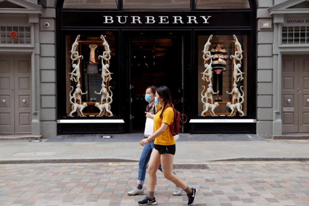 Burberry shares drop as weak US demand overshadows China rebound