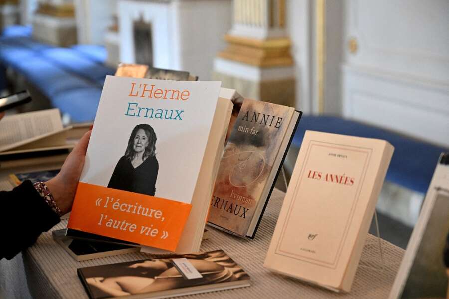 France’s Ernaux, who long scrutinised self, wins Nobel literature prize