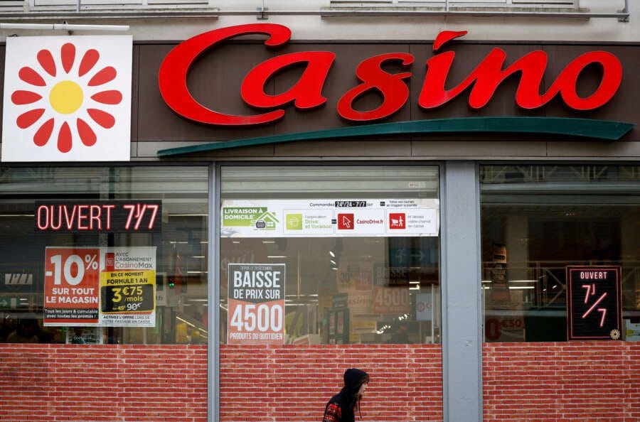 French retailer Casino’s shares slump 6% after S&P downgrade