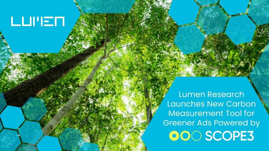 Lumen Research Launches New Carbon Measurement Tool for Greener Ads Powered by Scope3