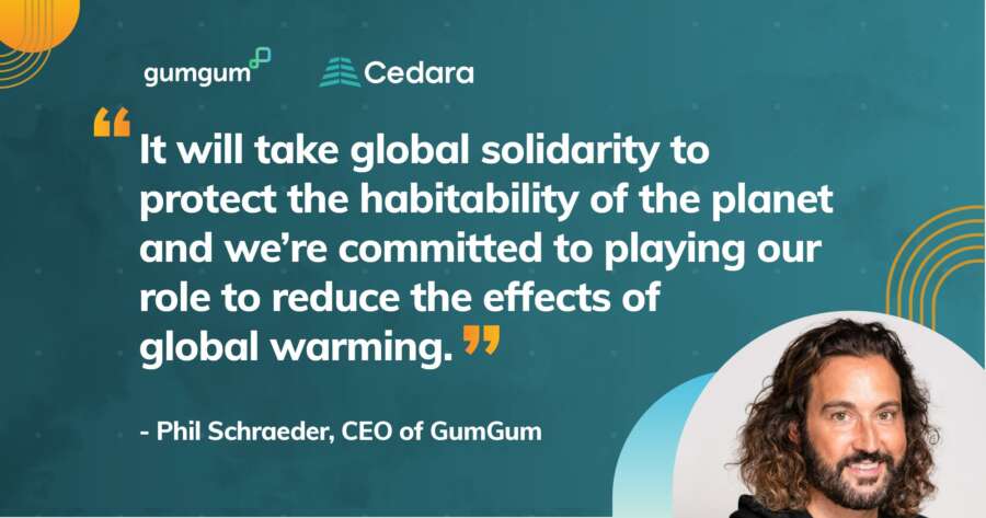 GumGum Goes Green with Cedara