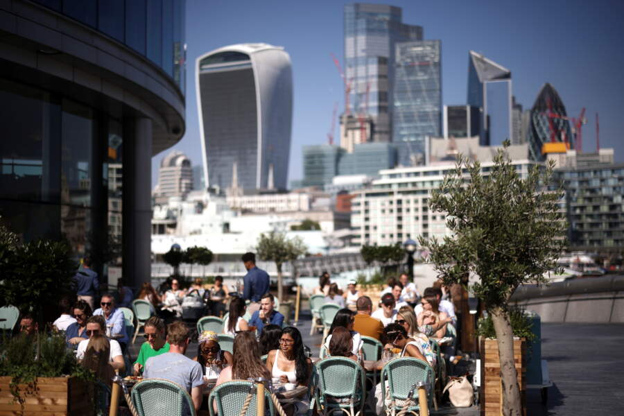 UK economy picks up in August, underpinning BoE rate hike bets