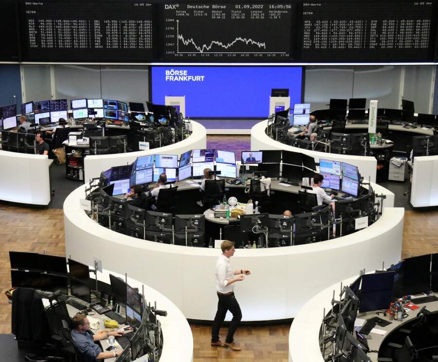 European shares end five-day losing streak, still down for the week