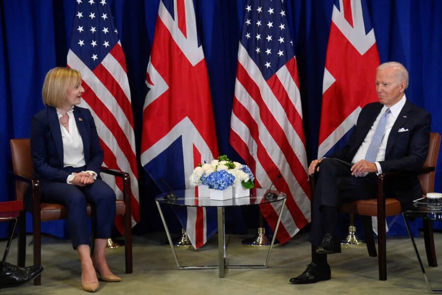 Biden, UK’s Truss commit to protect Northern Ireland deal