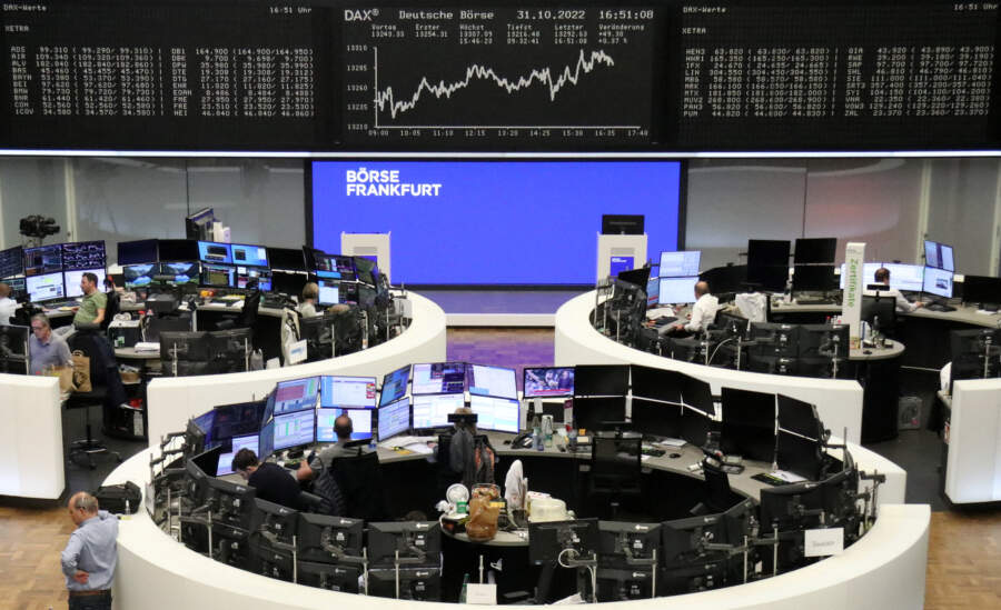 European shares kick off November on bright note