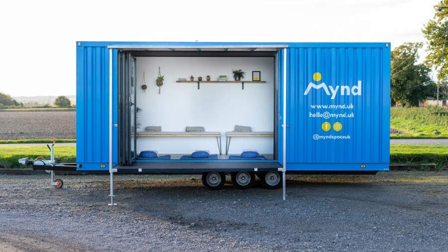 New mobile meditation space to help individuals make mindfulness a priority.