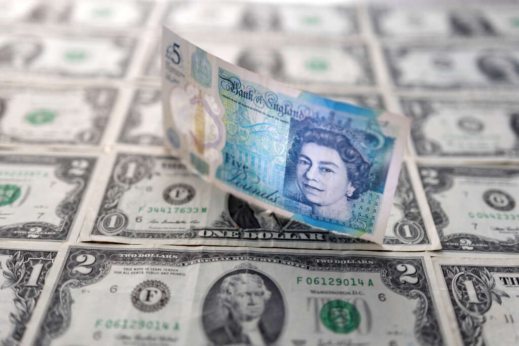 Sterling hovers just below 10-month high, with focus on U.S. job numbers