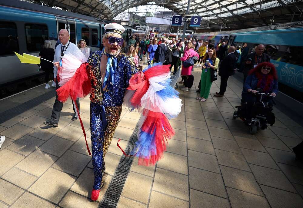 Eurovision 2023 opens with acts walking Liverpool’s ‘Turquoise Carpet’