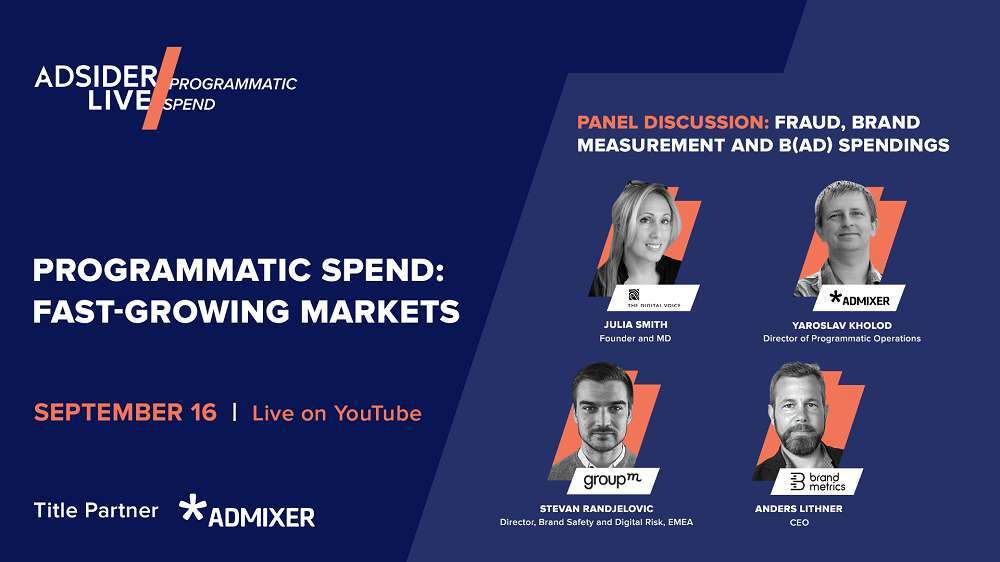 Admixer to join other leading industry players at upcoming Adsider LIVE/Programmatic Spend event