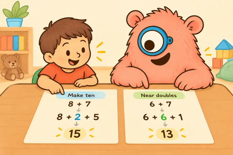 Addition strategies for 2nd graders