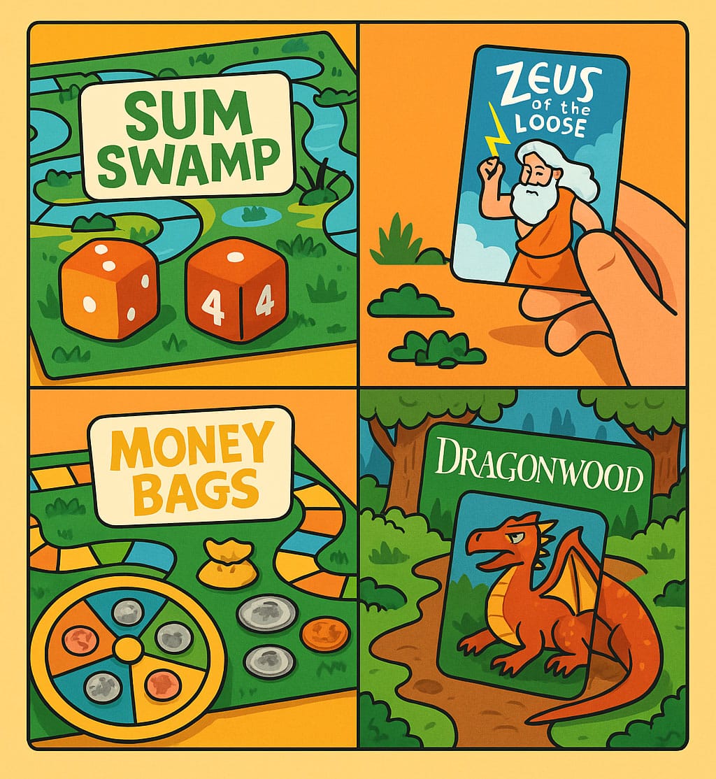 🎲 7 Board Games That Sneak In Math (and ADHD Kids Love)