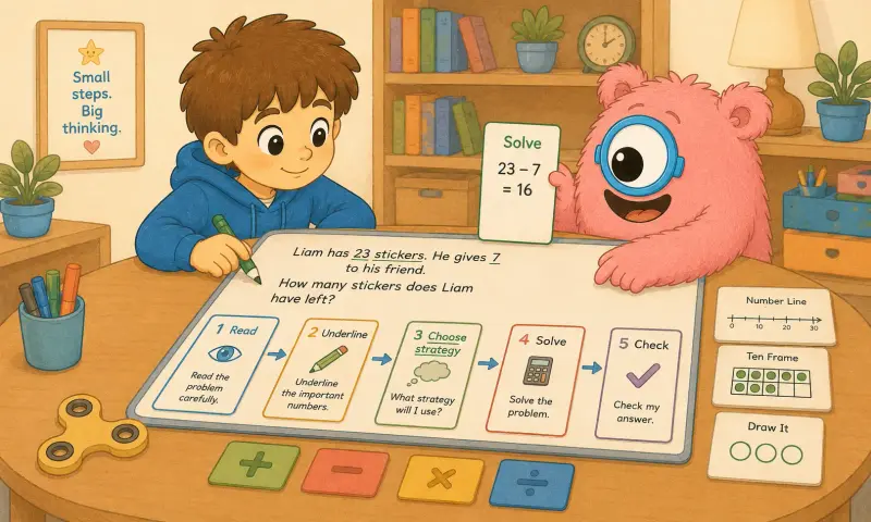 Visual Math for AuDHD kids