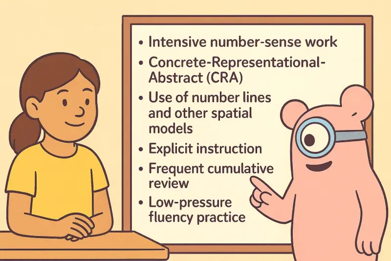 Choosing a Math Curriculum for Kids with Dyscalculia