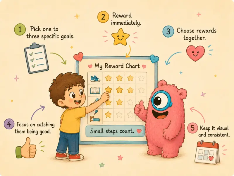 How to set up a rewards chart for ADHD kids