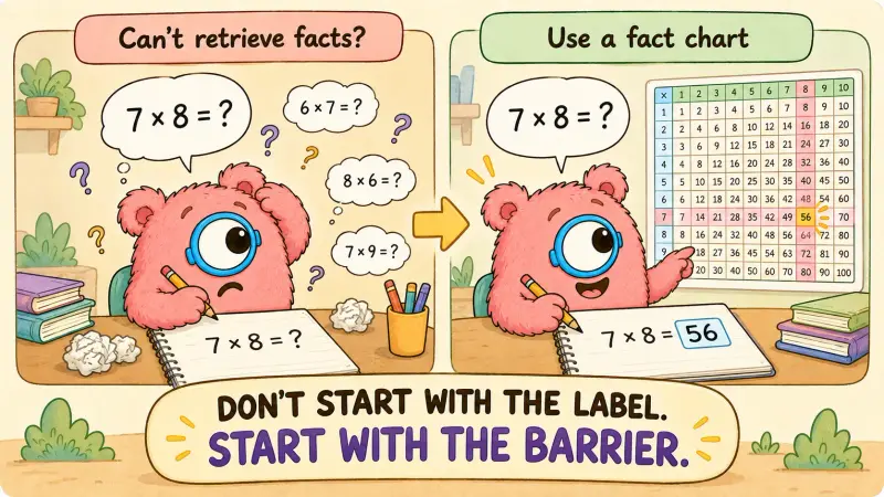 Math accommodations for kids with dyscalculia
