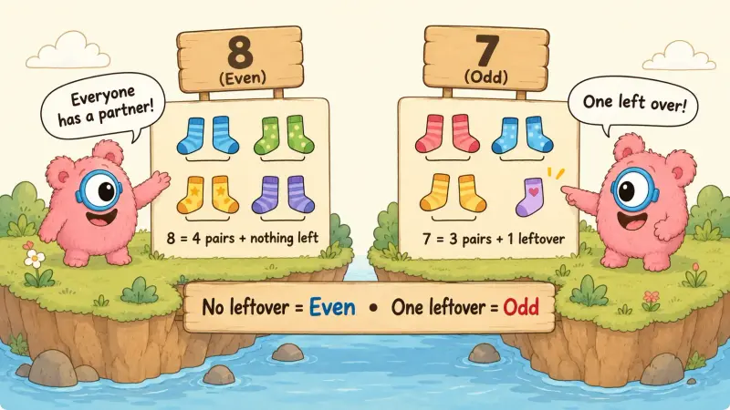 What Is an Even and an Odd Number?